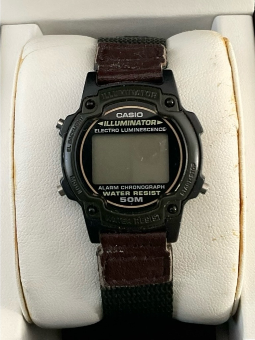 CASIO CHRONOGRAPH Illuminator Digital LW-21 Watch Vintage Black Gray